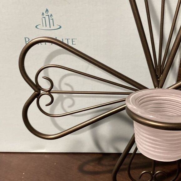 Partylite Antique Brass Cross Votive Sconce P8017 - Picture 7 of 9